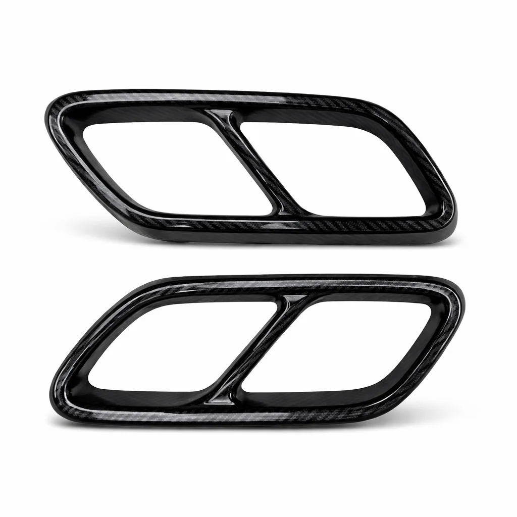 Exhaust Muffler Tail Pipe Cover Trim - C-Class W206 - Pair 21-25