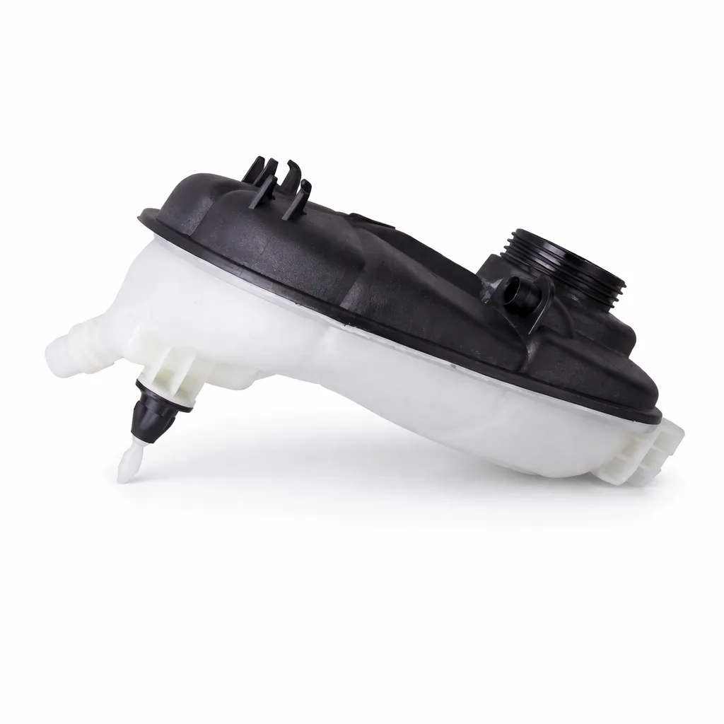 Mercedes Benz coolant expansion tank replacement plastic engine coolant reservoir for compatible Mercedes models from M & B Parts South Africa